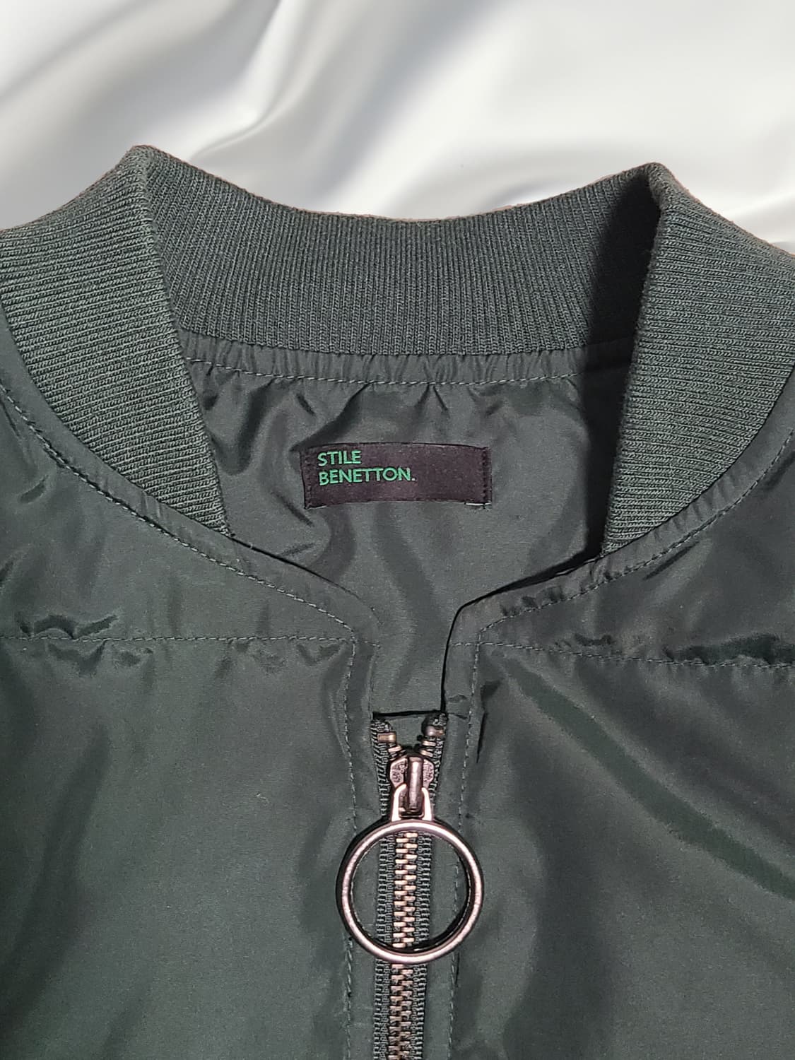 베네통 폭스 퍼 디테일 덕다운 패딩 점퍼 숏패딩 상품이미지2