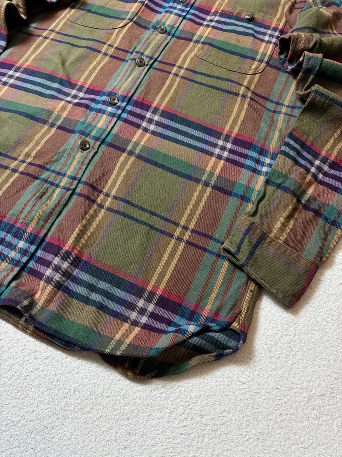 폴로 랄프로렌 00's 컨트리 체크 엘보 패치 셔츠 PN7806 상품이미지3