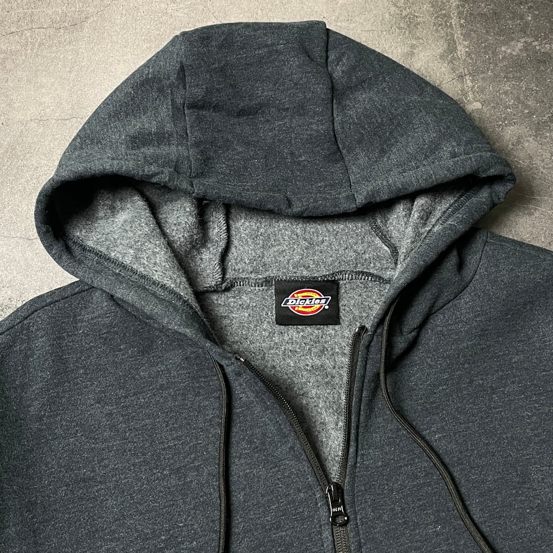 DICKIES 디키즈 빈티지 네이비 기모 후드 집업 A00869 상품이미지2