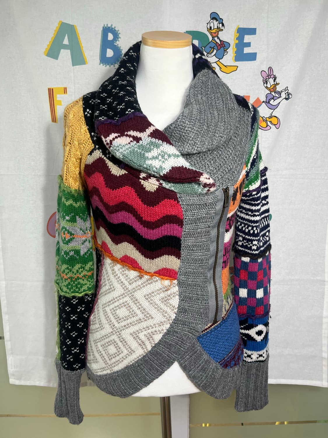 데시구알(Desigual) 패치워크 가디건 상품이미지1