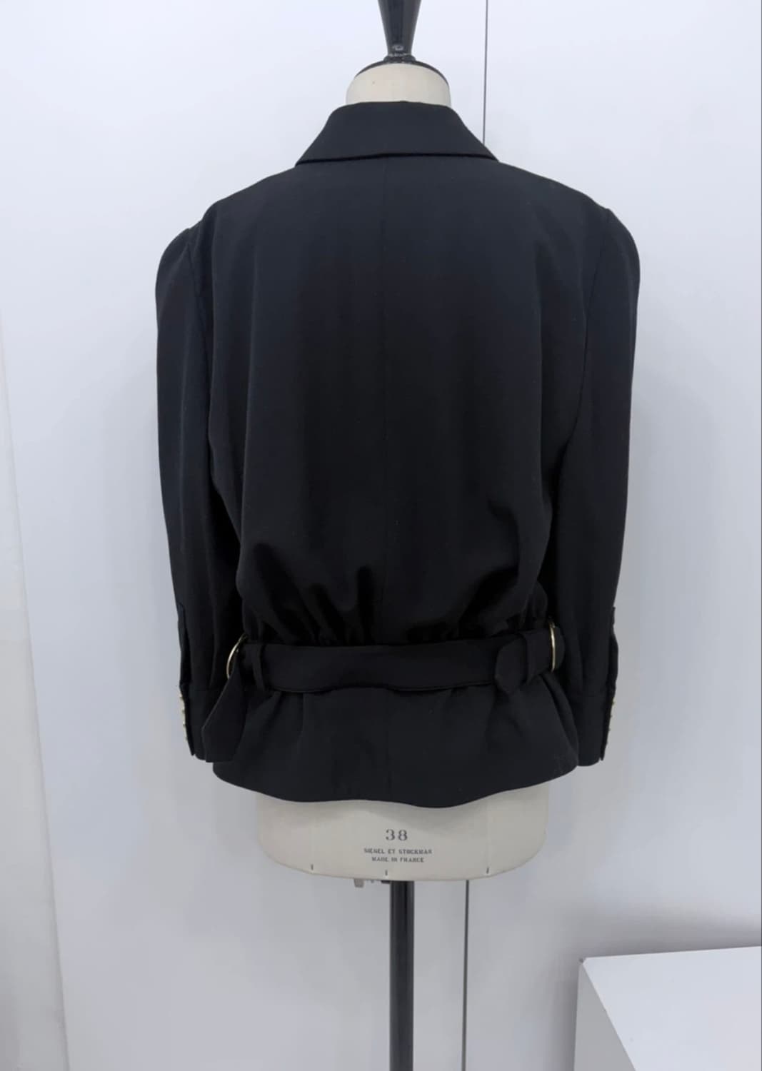 발망 블랙 피티드 GDP 블레이저 38 발망자켓 상품이미지8