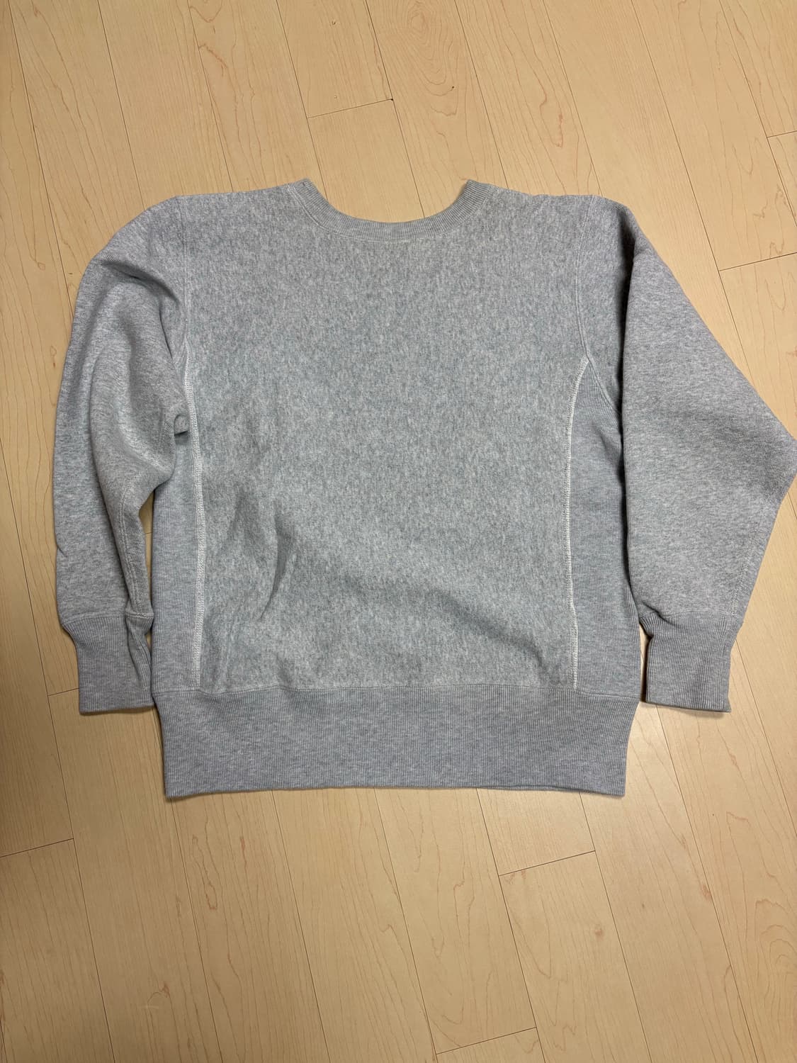 챔피온 리버스위브 재팬 블루택 그레이 스웻셔츠 맨투맨 상품이미지2