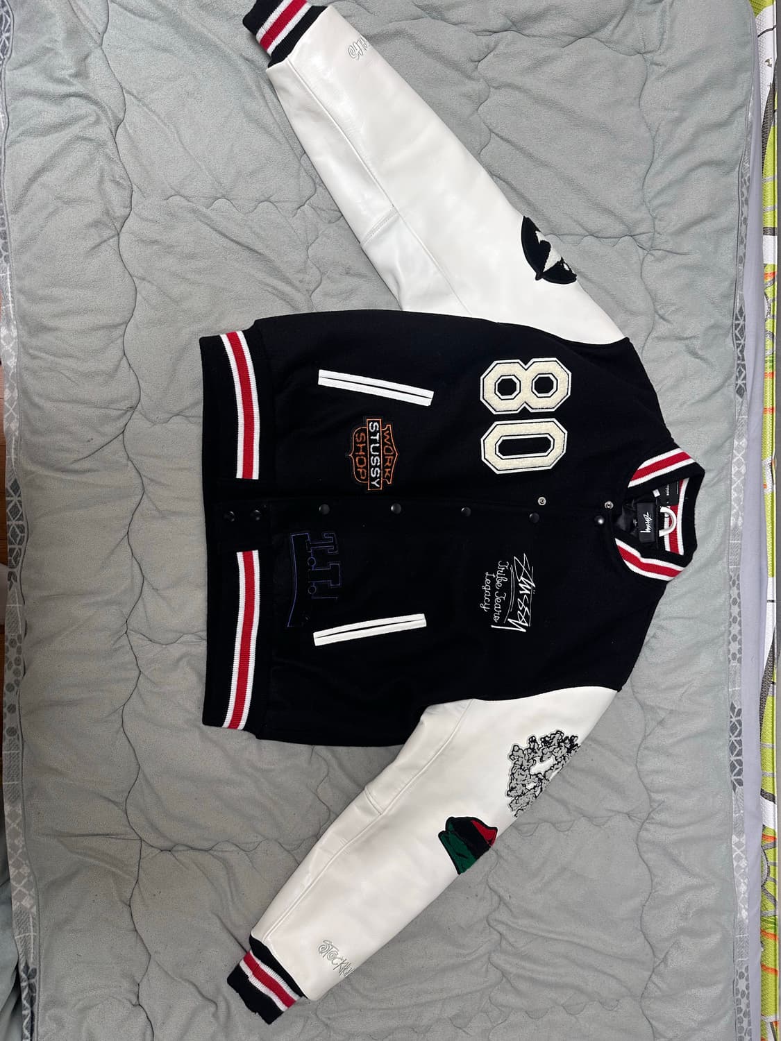 스투시 아워레가시 데님티어스TTL 바시티자켓 L 상품이미지1