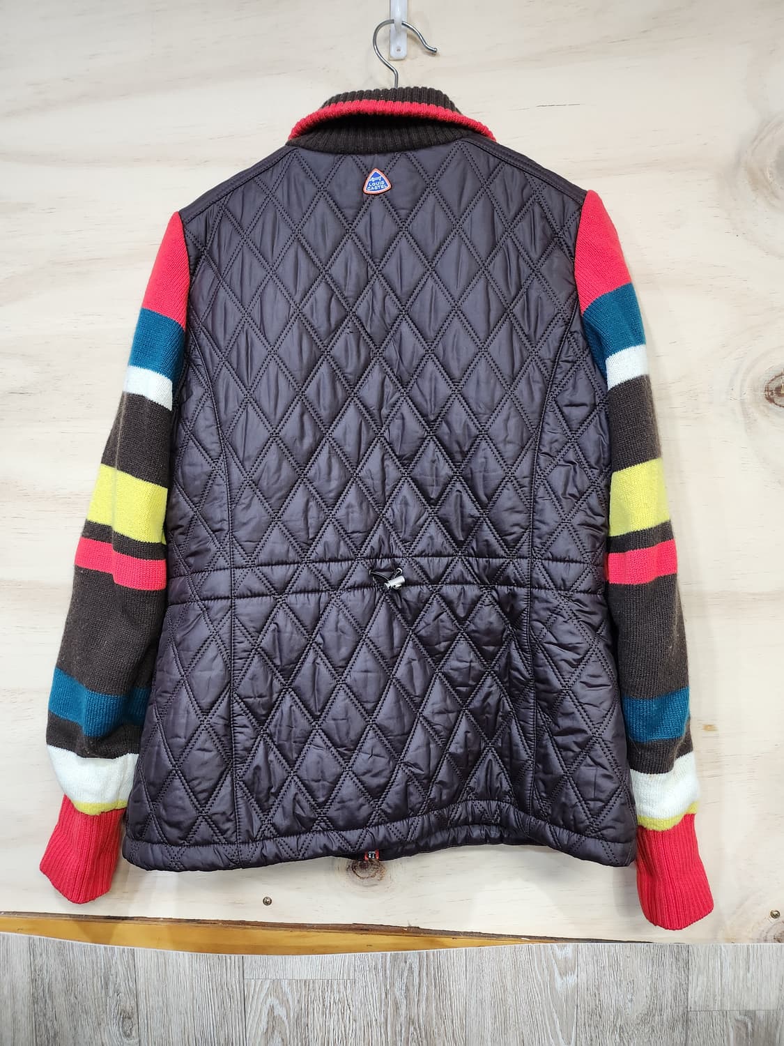 551) 루이까스텔 방풍 니트 배색 자켓 상품이미지2