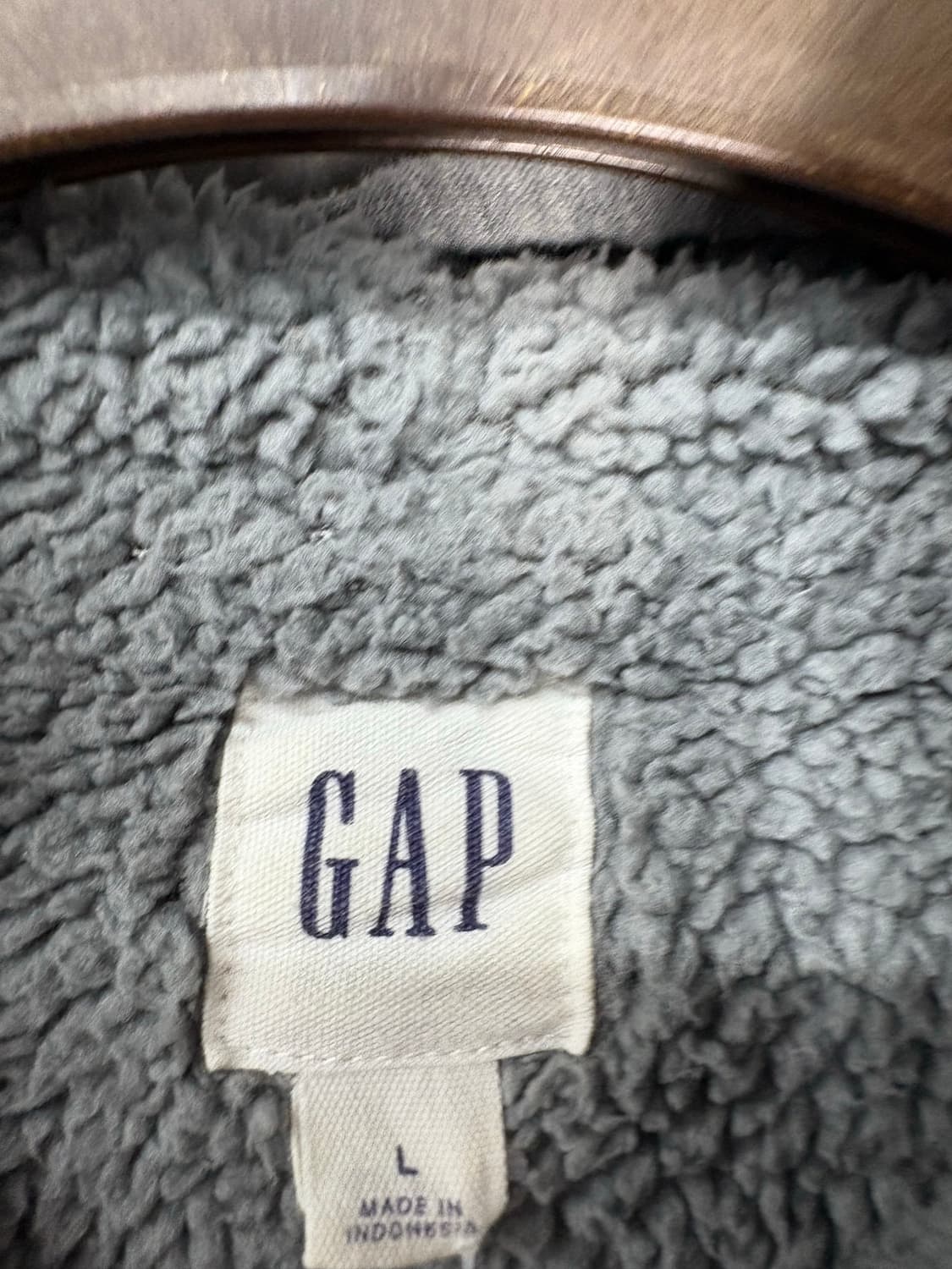 갭 빅로고 셰르파 후드집업 A2977 상품이미지5