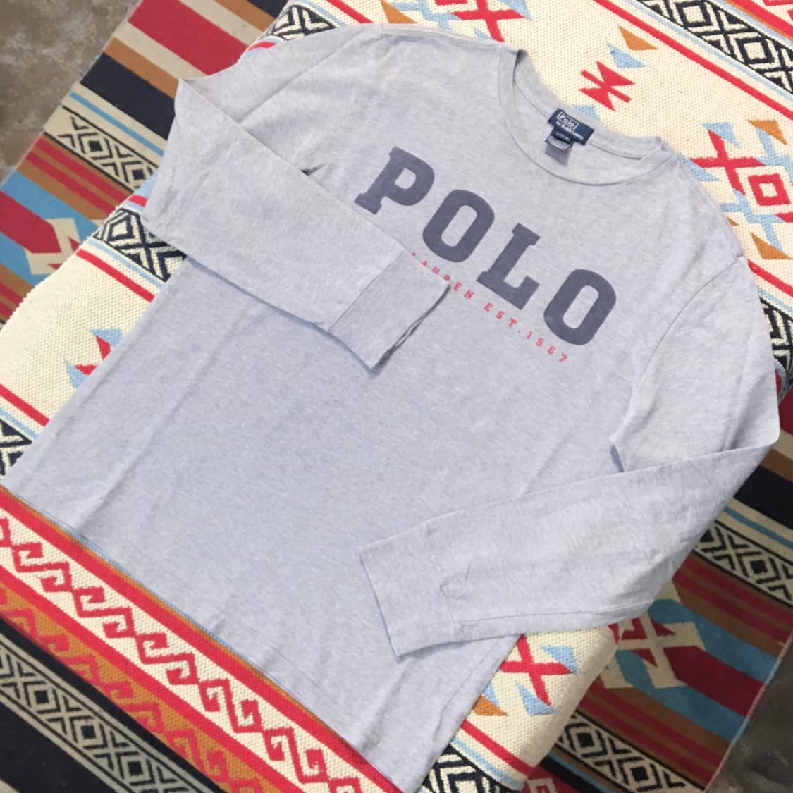 폴로랄프로렌 polo 프린팅 그레이 롱 슬리브 여성 55 66  상품이미지2