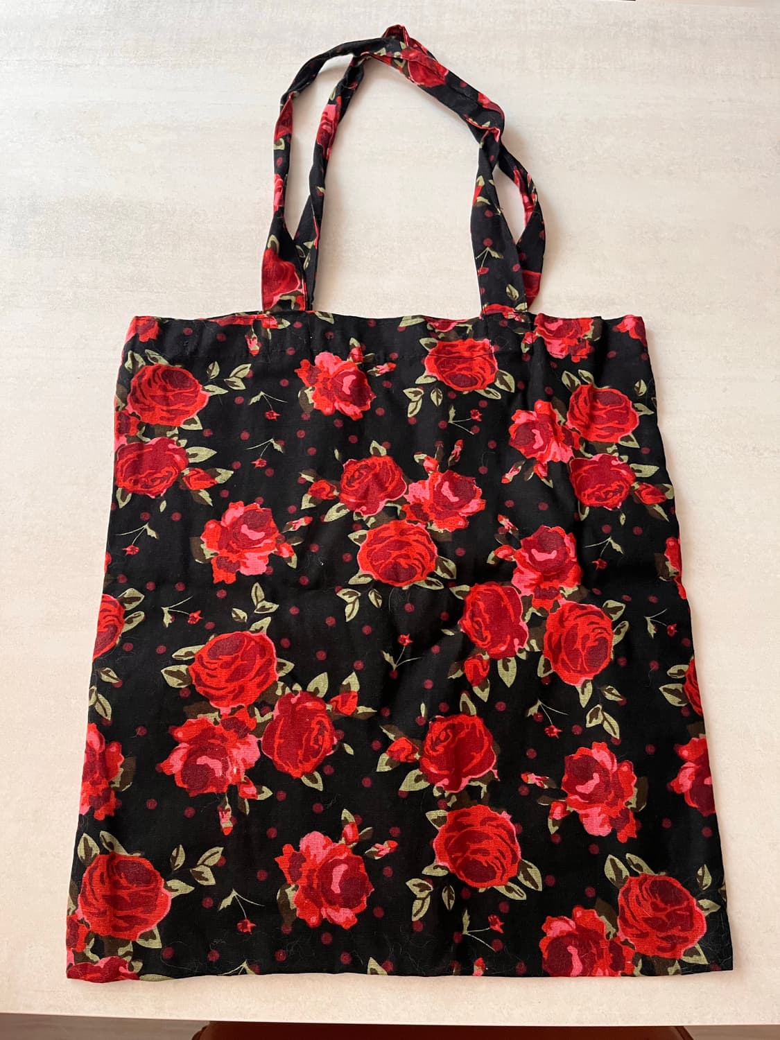 Rouje 후즈 레드 로즈 에코백 상품이미지3