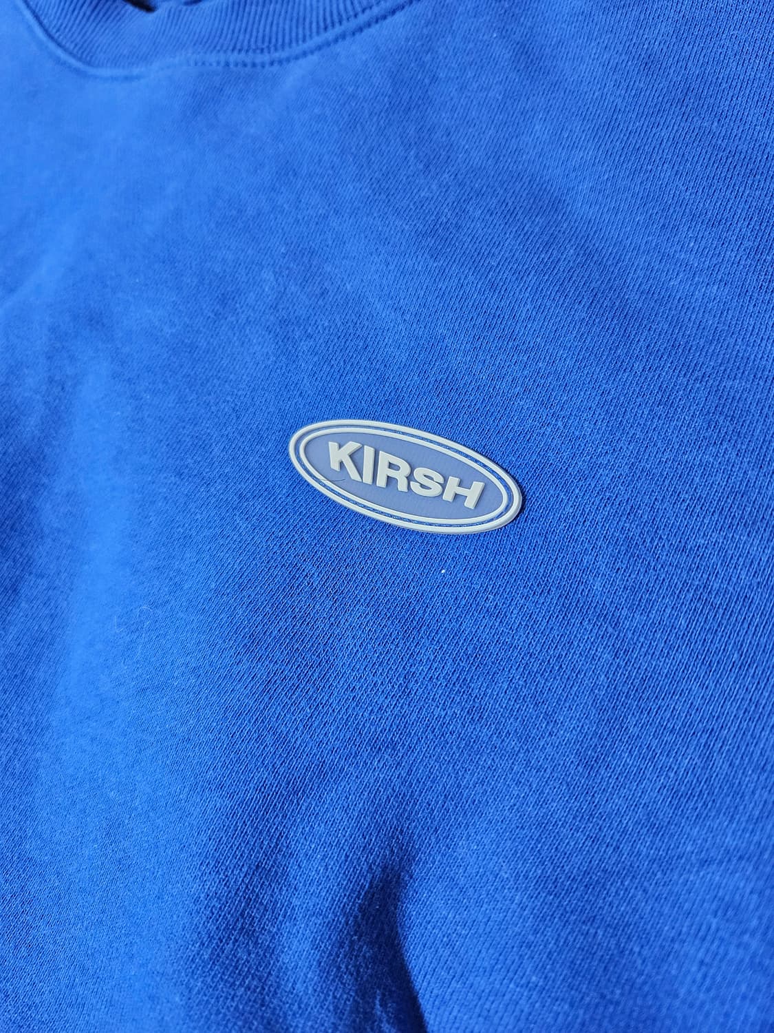 키르시 오버핏 블루 맨투맨 1사이즈 상품이미지3