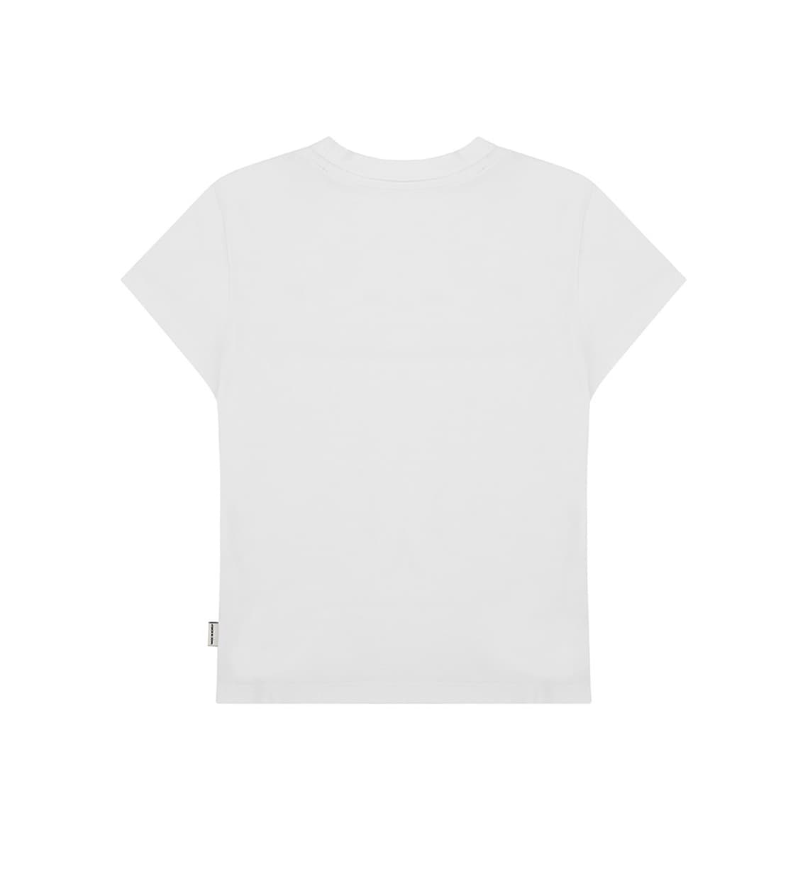 보헤미안서울 베이직 라운드 넥 화이트 상품이미지3