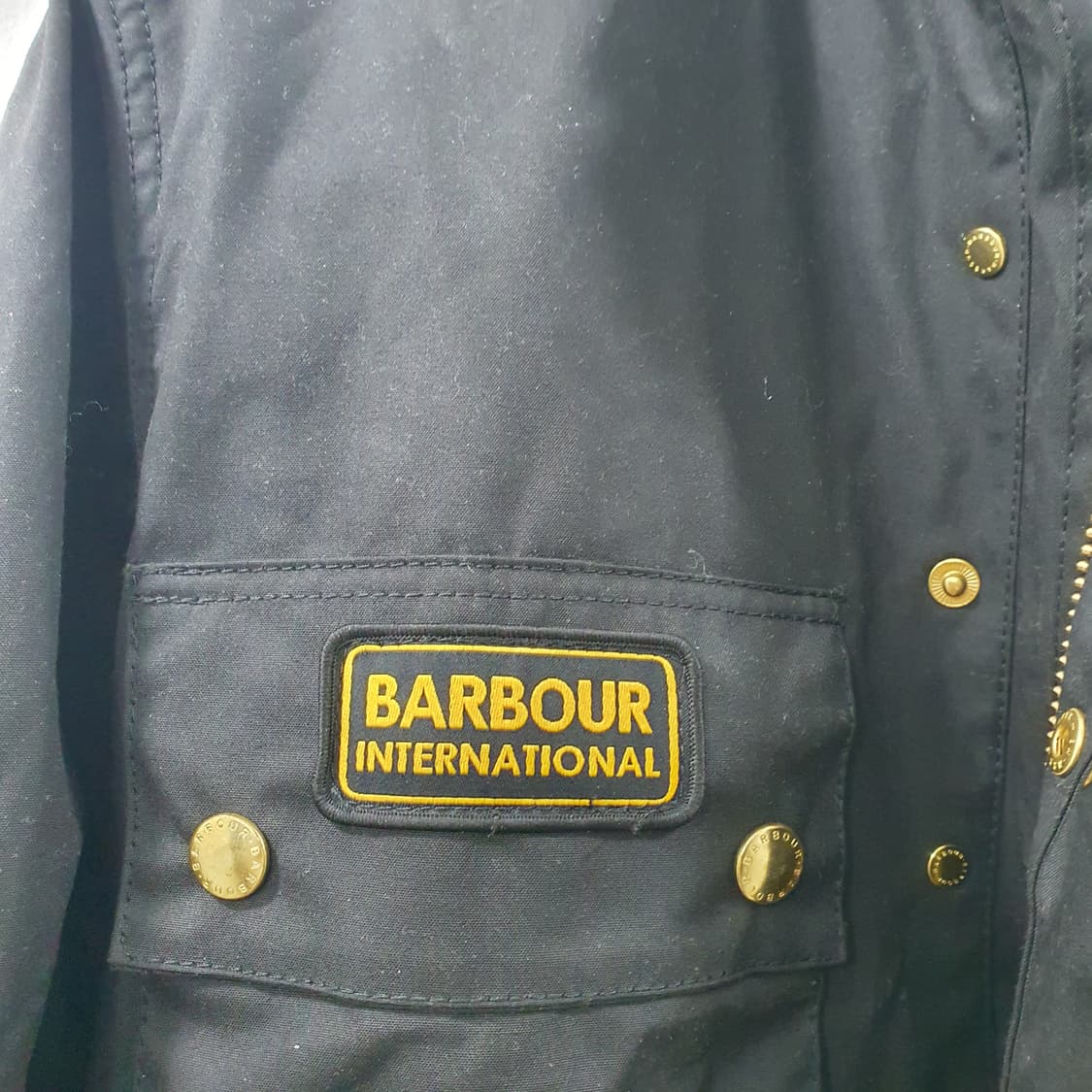 추M-L 바버 남성 블랙 인터네셔널 왁스 오리지날 자켓 상품이미지3