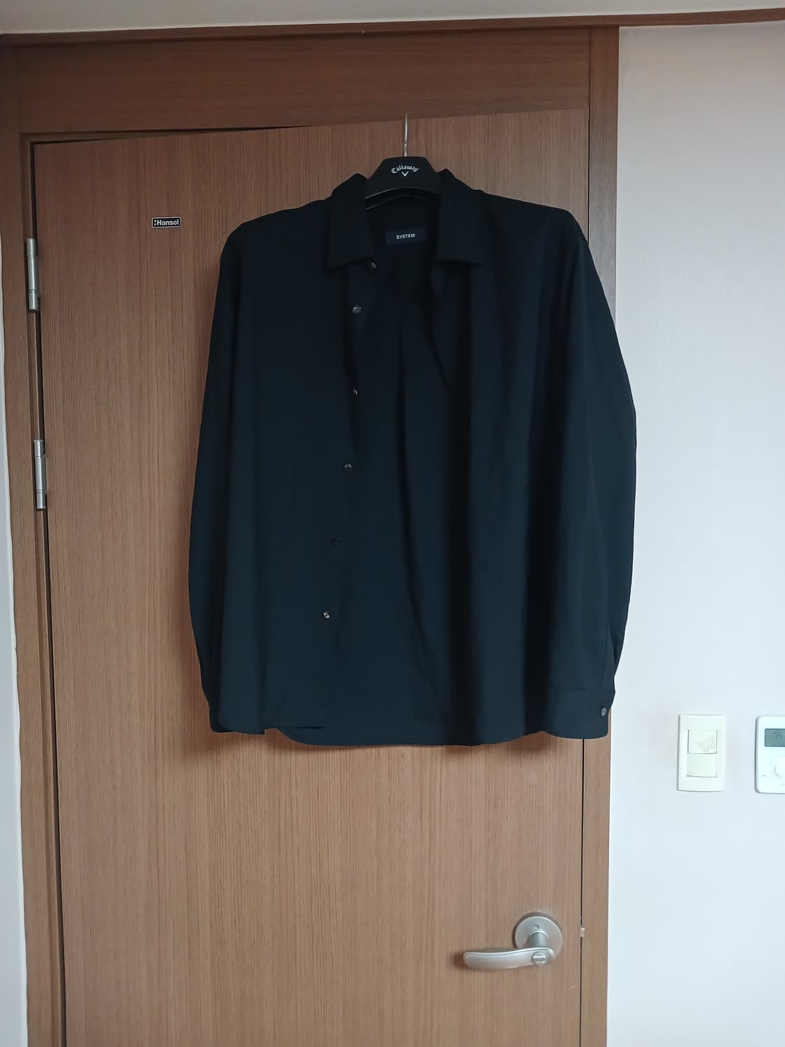 시스템옴므 남성 블랙 셔츠 105 상품이미지5