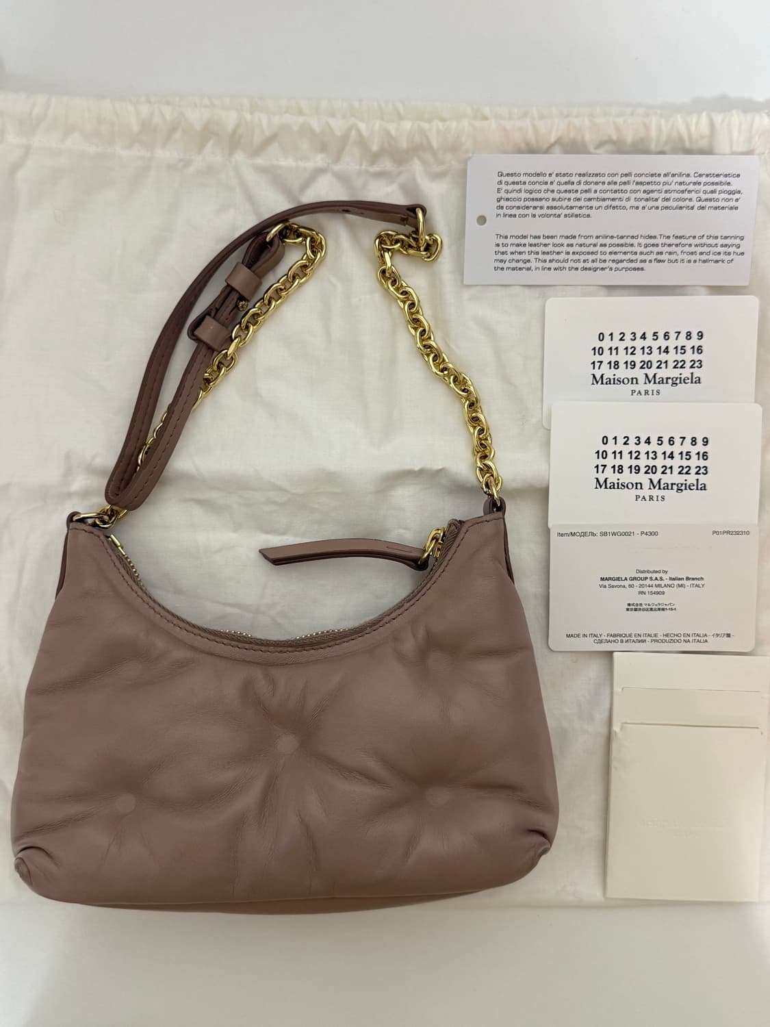 메종 마르지엘라 글램 슬램 호보 마이크로백 상품이미지2