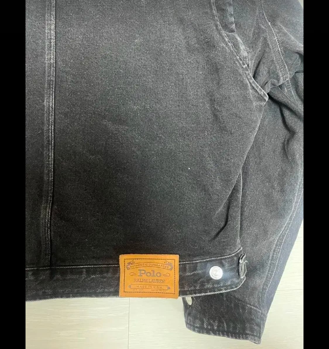 폴로 덩가리 블랙 빈티지자켓 L  상품이미지4