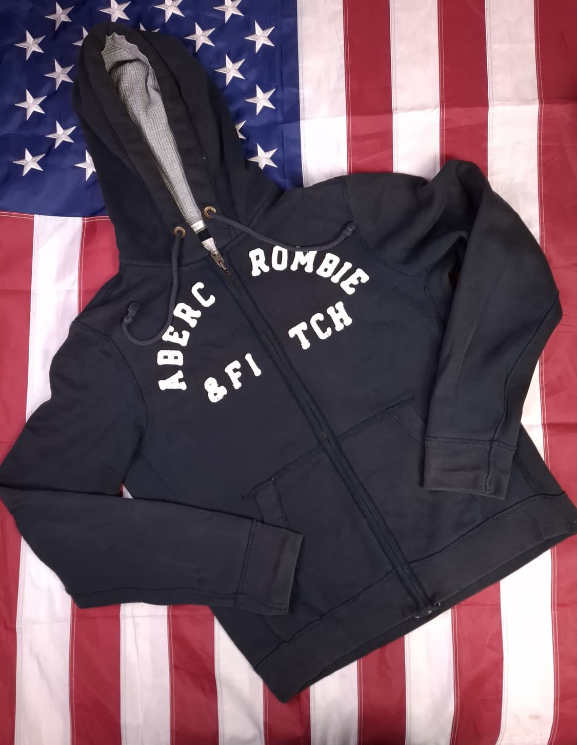 오리지날 아베크롬비 빈티지 데미지 후드 자켓 상품이미지1