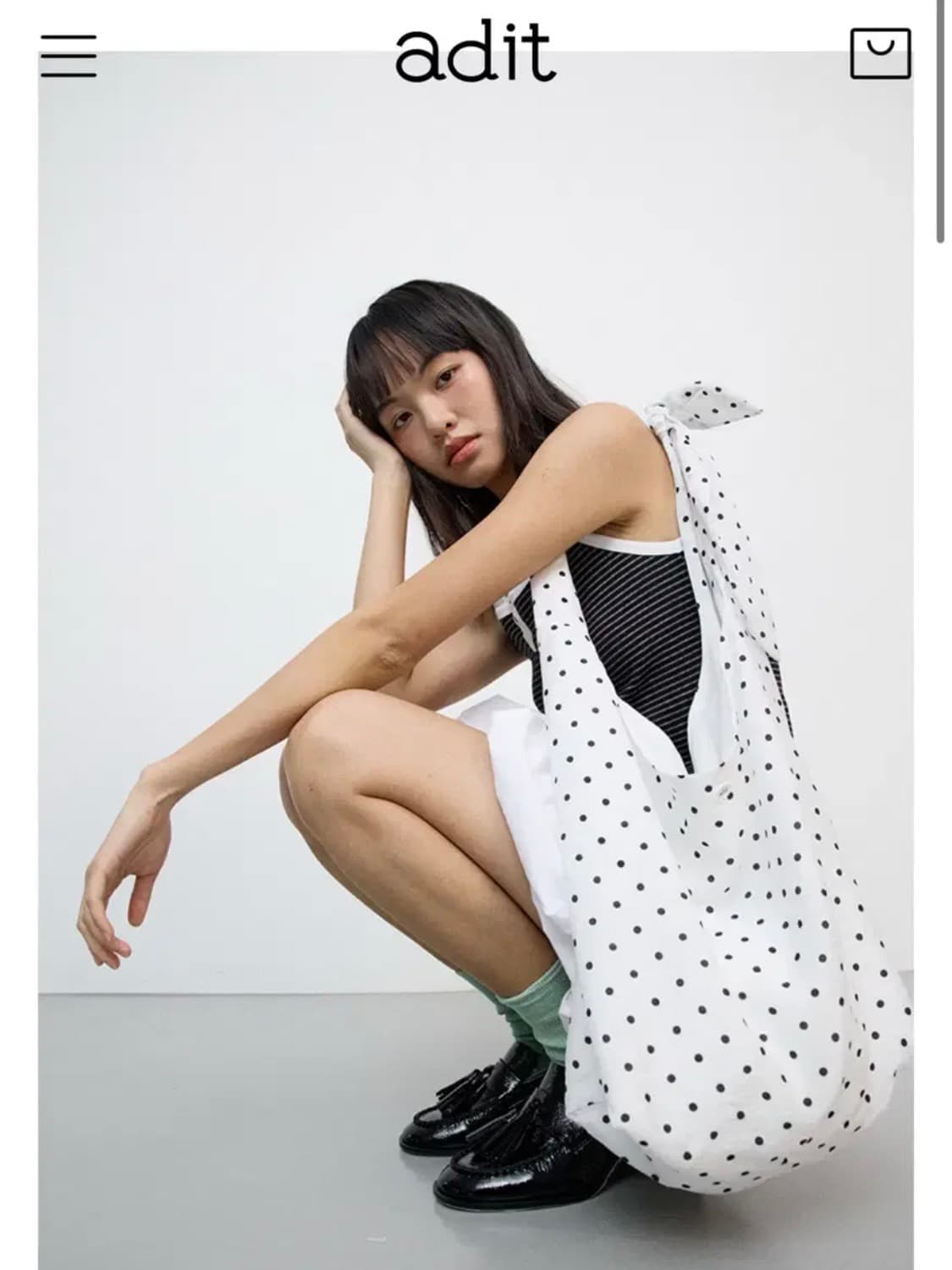 adit dot bag white 상품이미지2