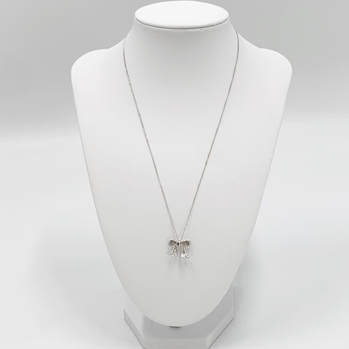티파니 리본 펜던트 실버 목걸이 NO.105 상품이미지3