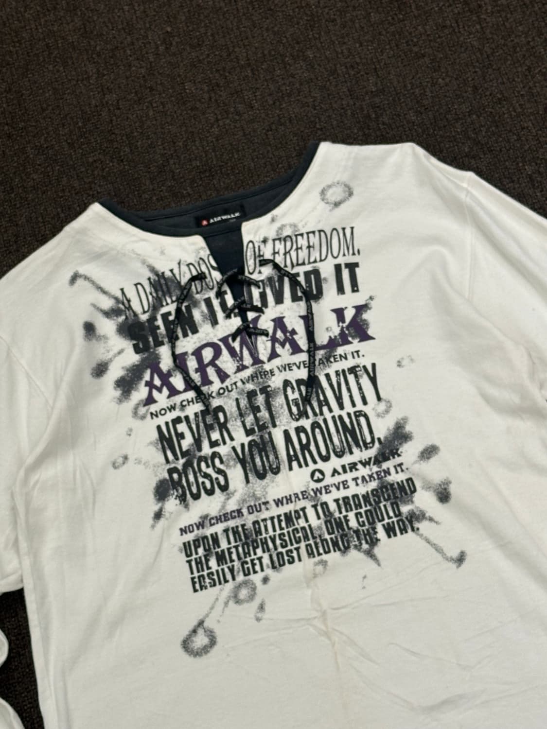 160)Airwalk vintage 여성 y2k 펑크 롱슬리브(이염) 상품이미지3