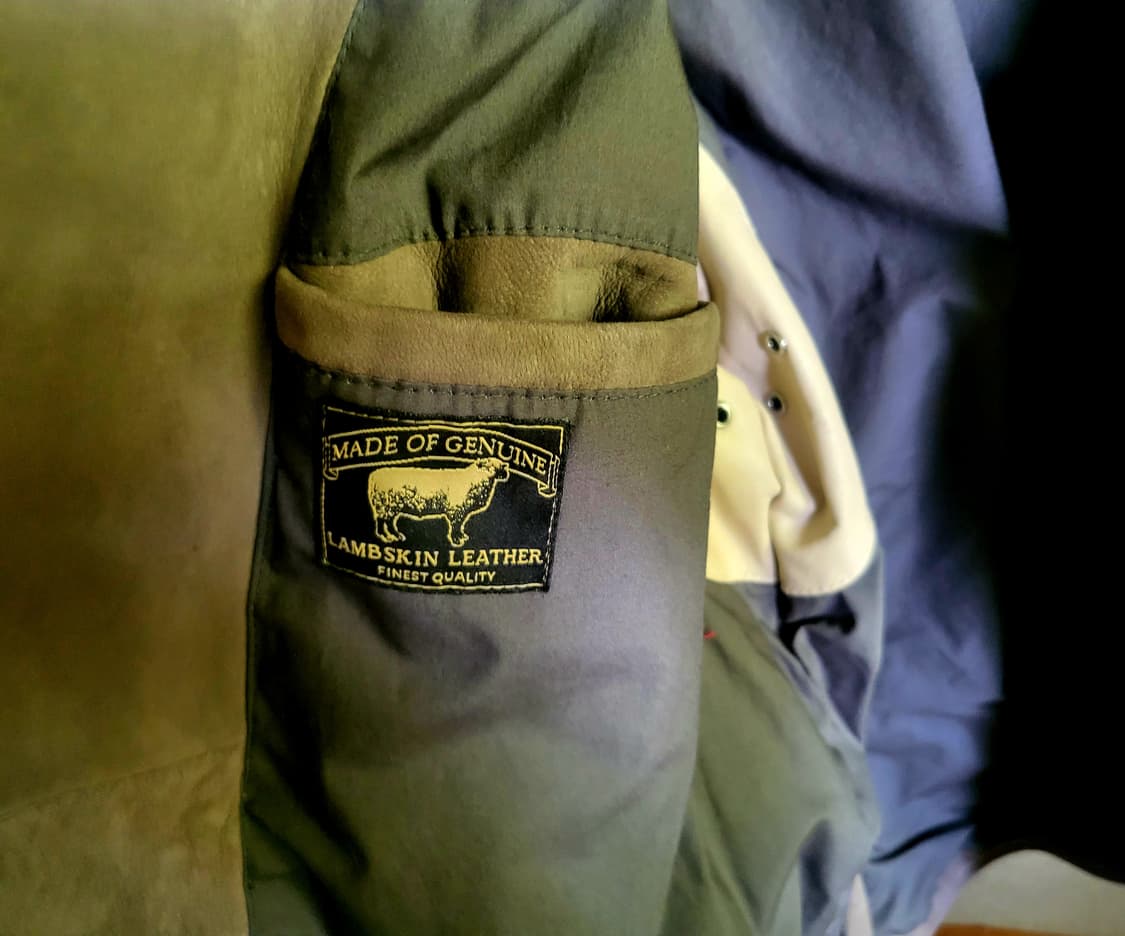 [미사용 새상품] 앤드류마크 램스킨 레더자켓 상품이미지7