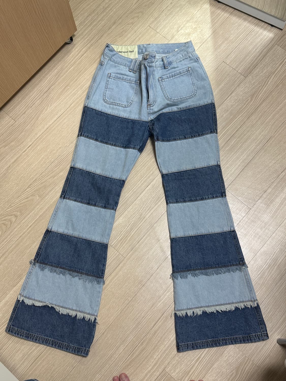 앤더슨벨 andersson bell 패치워크 데님 팬츠 상품이미지8