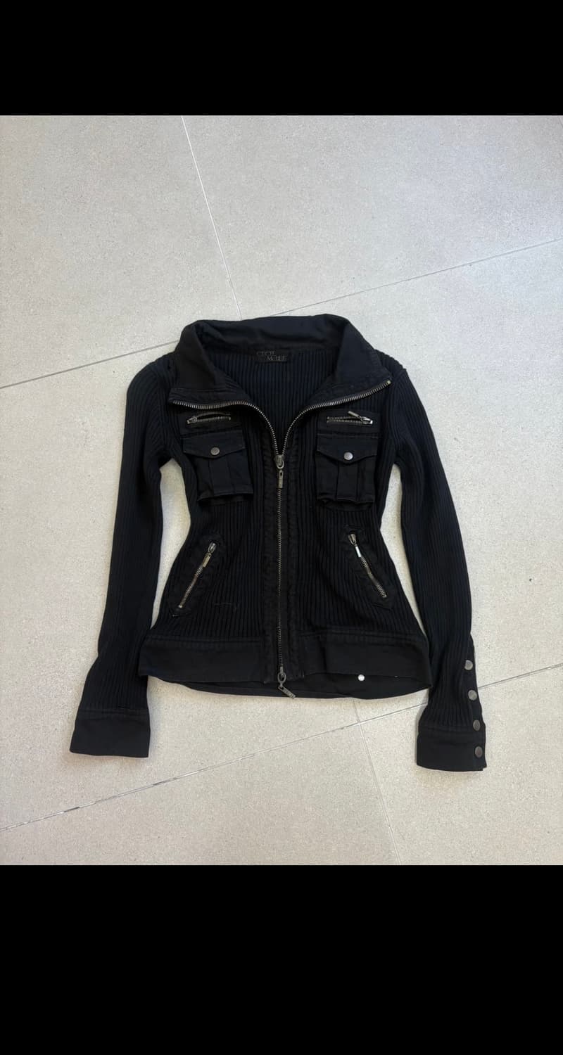 (구해요) 오네갸루 갸루 락시크 고스펑크 팝걸 빈티지 y2k 골지 집업 상품이미지1