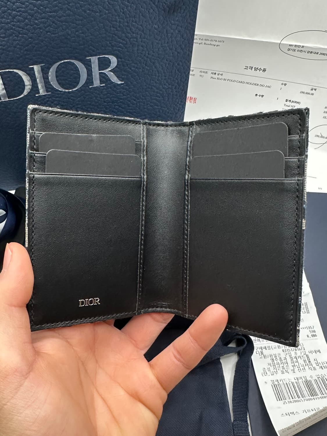 [새상품급]디올 오블리크 오거나이저 카드지갑 상품이미지2