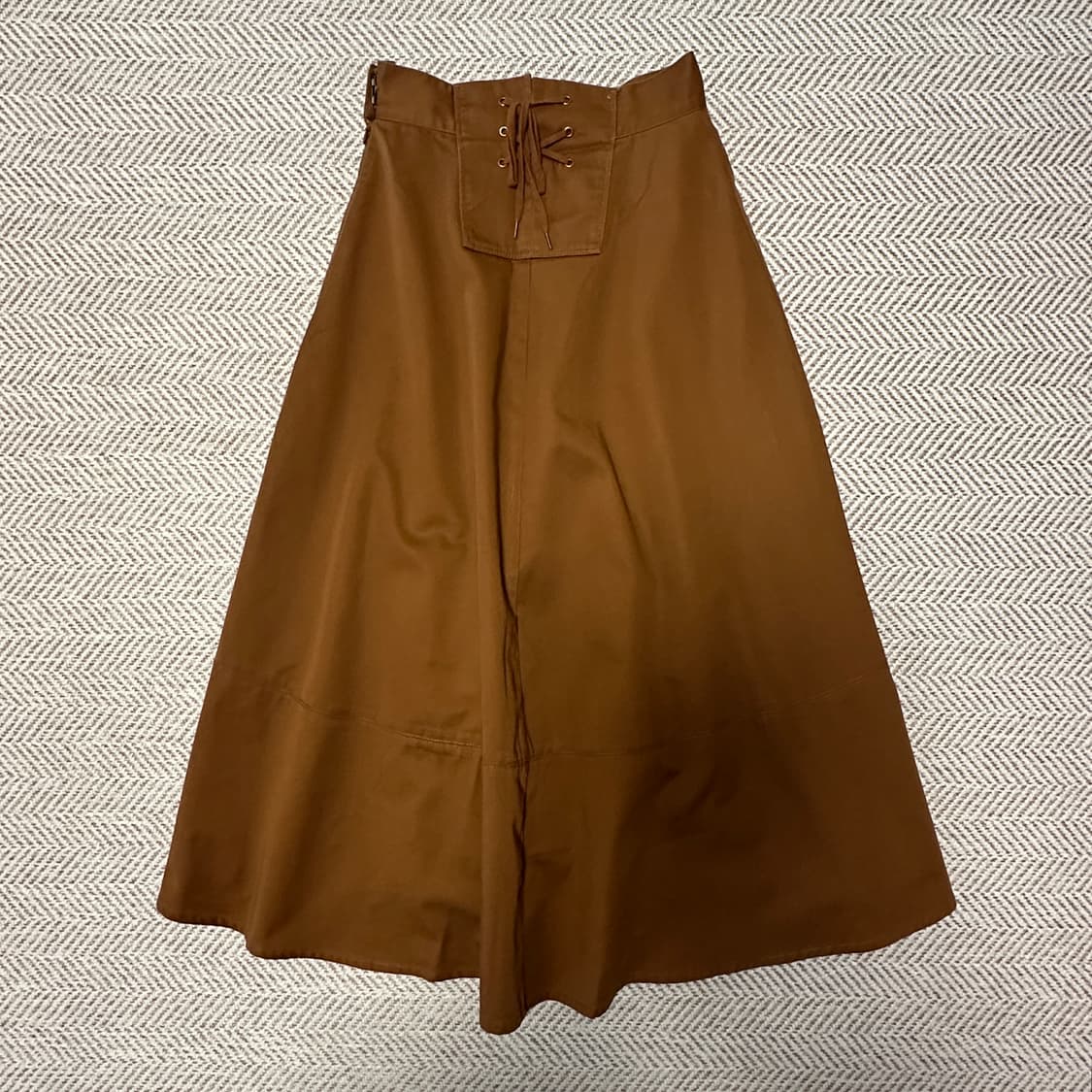 NANO UNIVERSE work skirt brown 상품이미지2