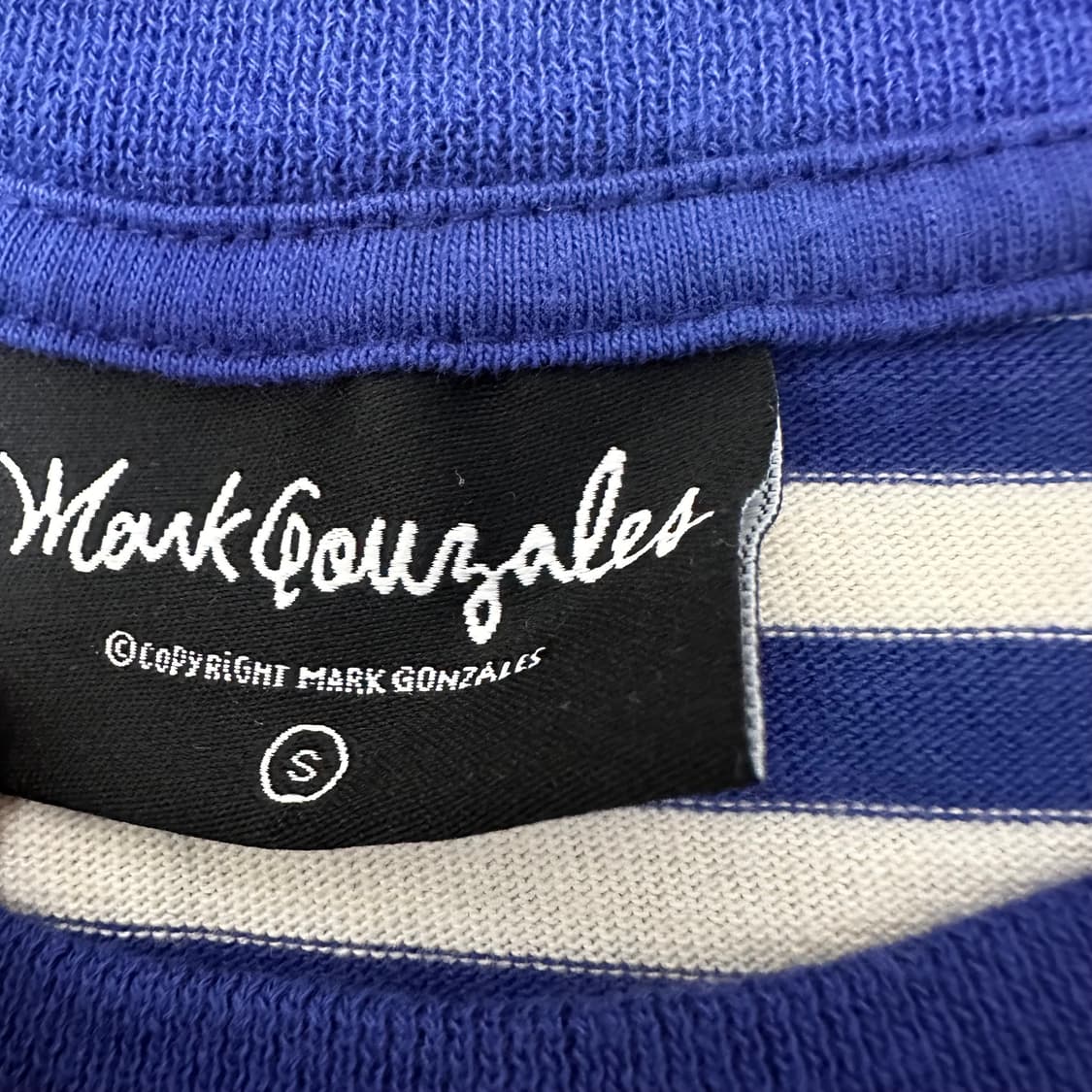 마크곤잘레스 스트라이프 긴팔티셔츠 S 상품이미지4