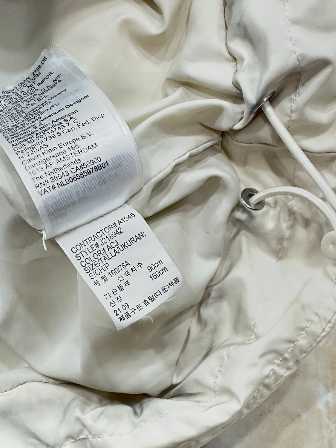 캘빈클라인 진 다운 패딩 상품이미지6