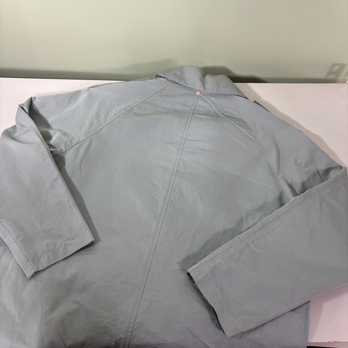 우먼M-L 시에로 파스텔블루 트렌치코트 상품이미지4