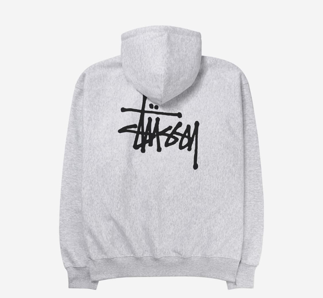 Stussy Basic Stussy Hoodie Ash Heather  상품이미지2