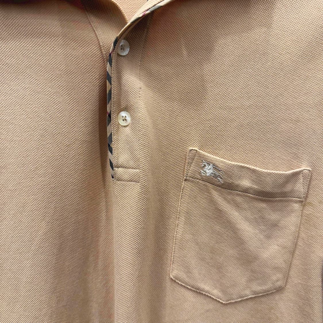 버버리 런던 코튼 긴팔 카라티 포켓 디테일 클래식 베이지 상품이미지6