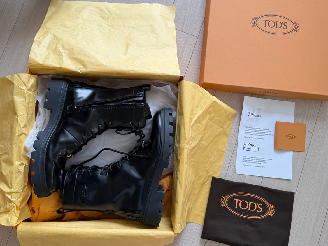 Tod’s 토즈 여성용 컴벳 부츠 미디 부츠 상품이미지7