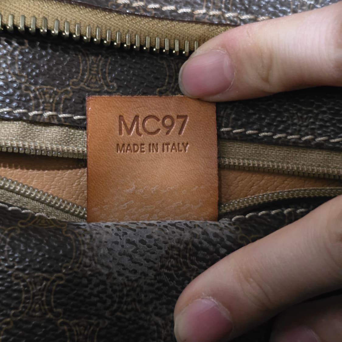 셀린느 빈티지 마카담 브라운 숄더백 쇼퍼백(주우재백) 상품이미지10