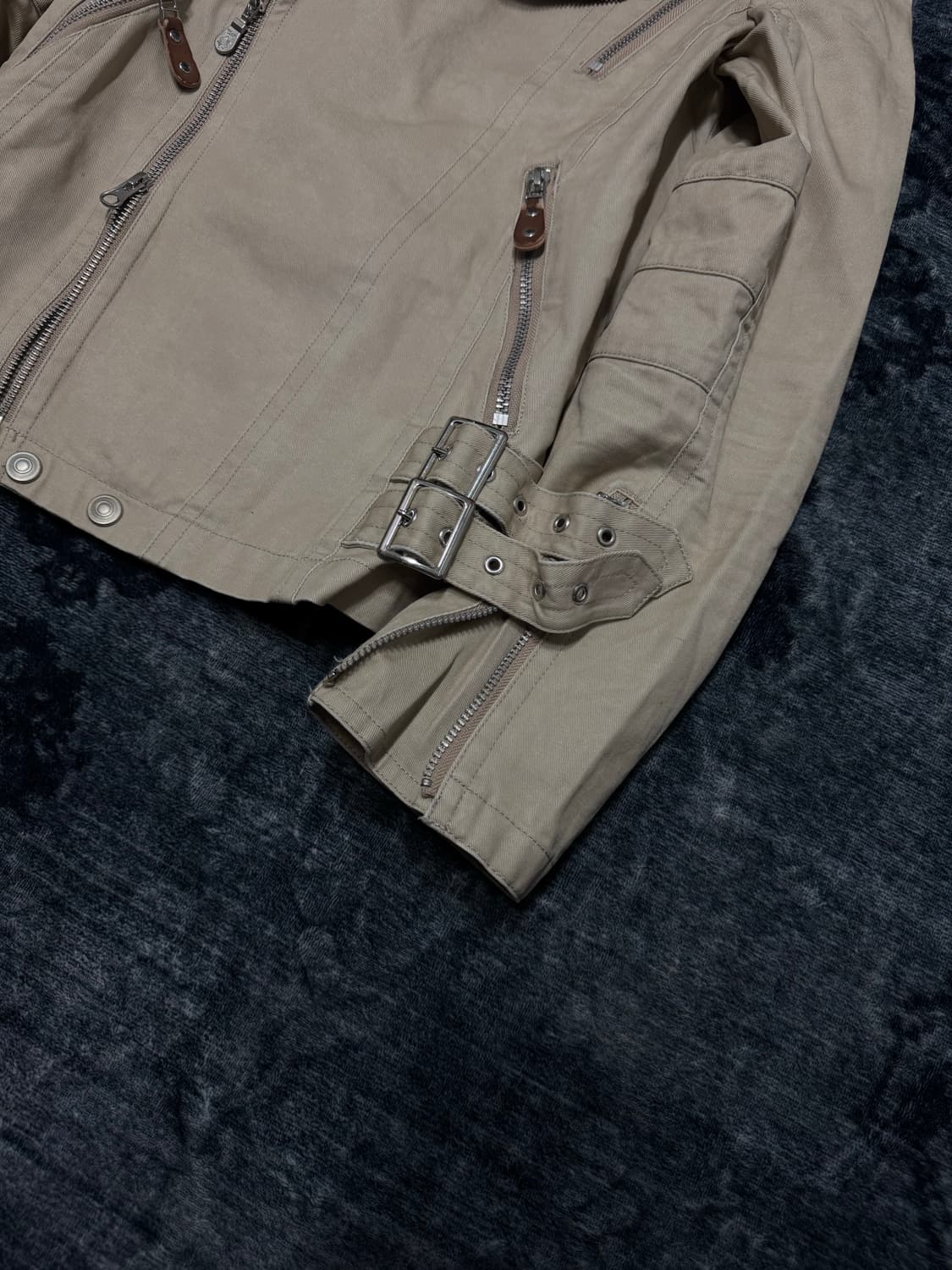 Tornado mart 00s beige rider jacket 상품이미지5