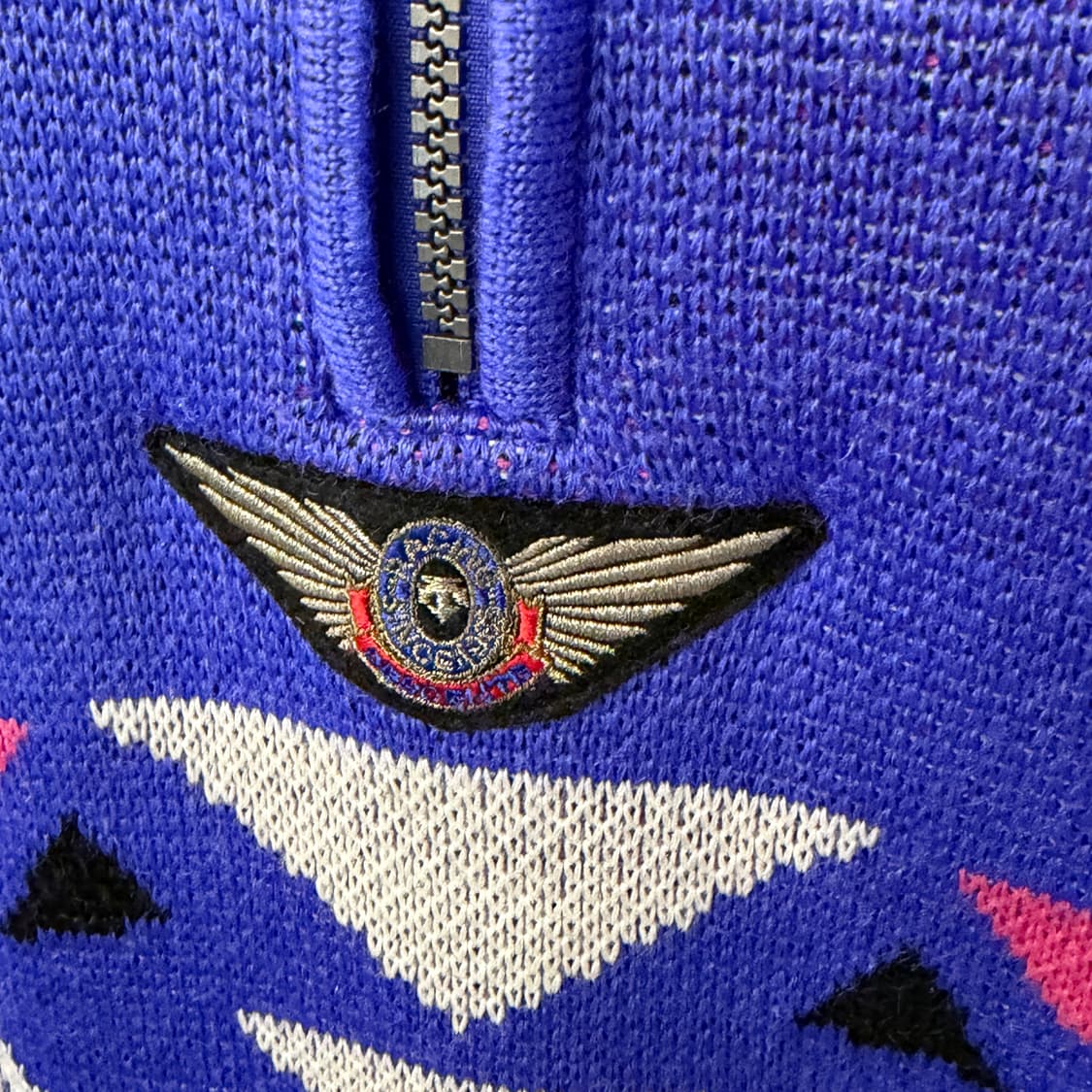 [L] 80s 올드 데상트 니트 하프집업   상품이미지5