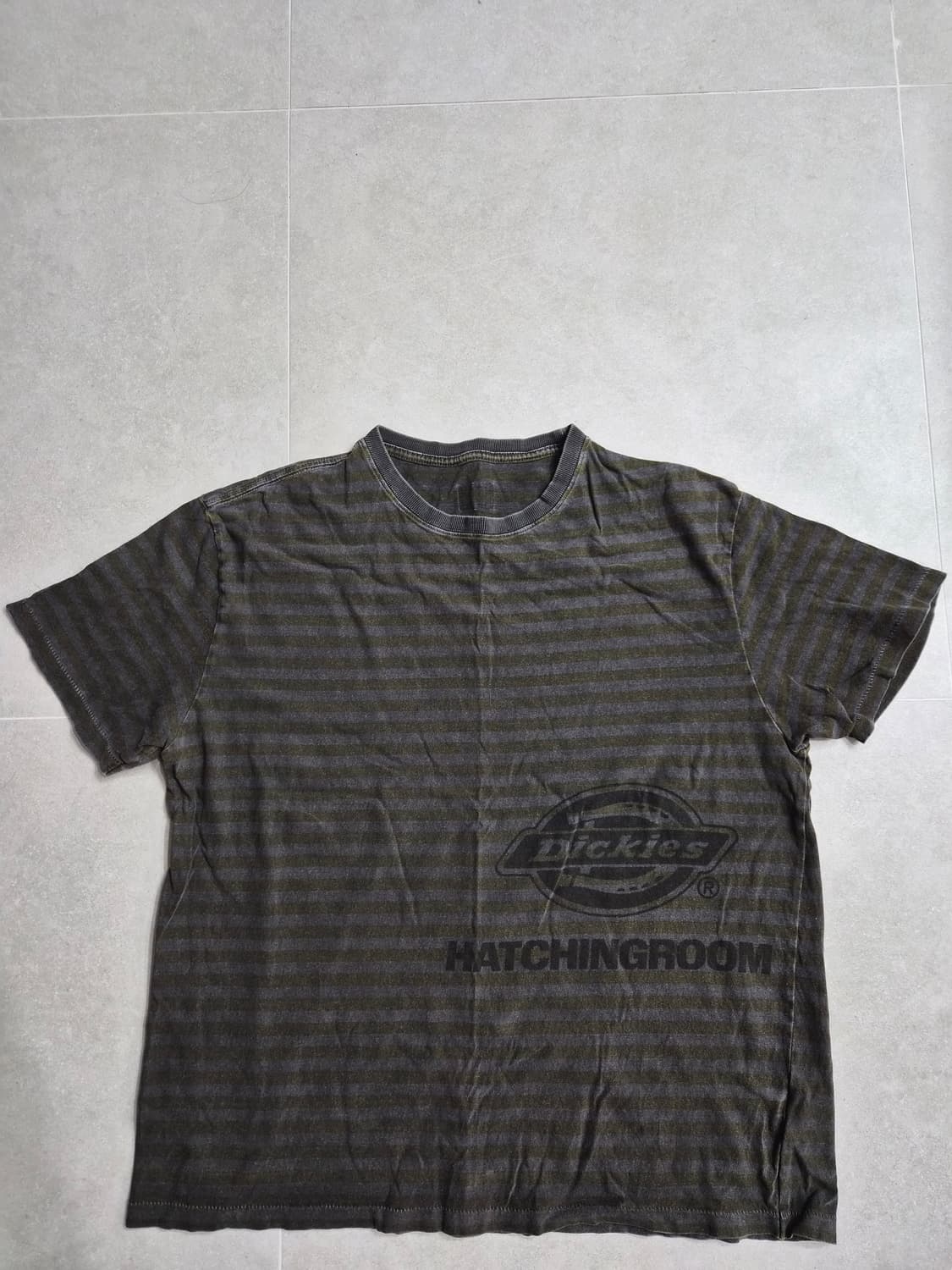 해칭룸×디키즈 스트라이프 반팔티셔츠 3 상품이미지1