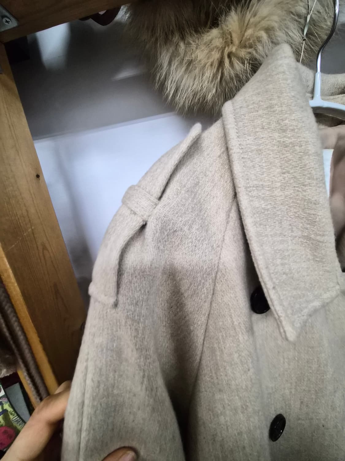 톰보이 백 포인트 오트밀코트 상품이미지7