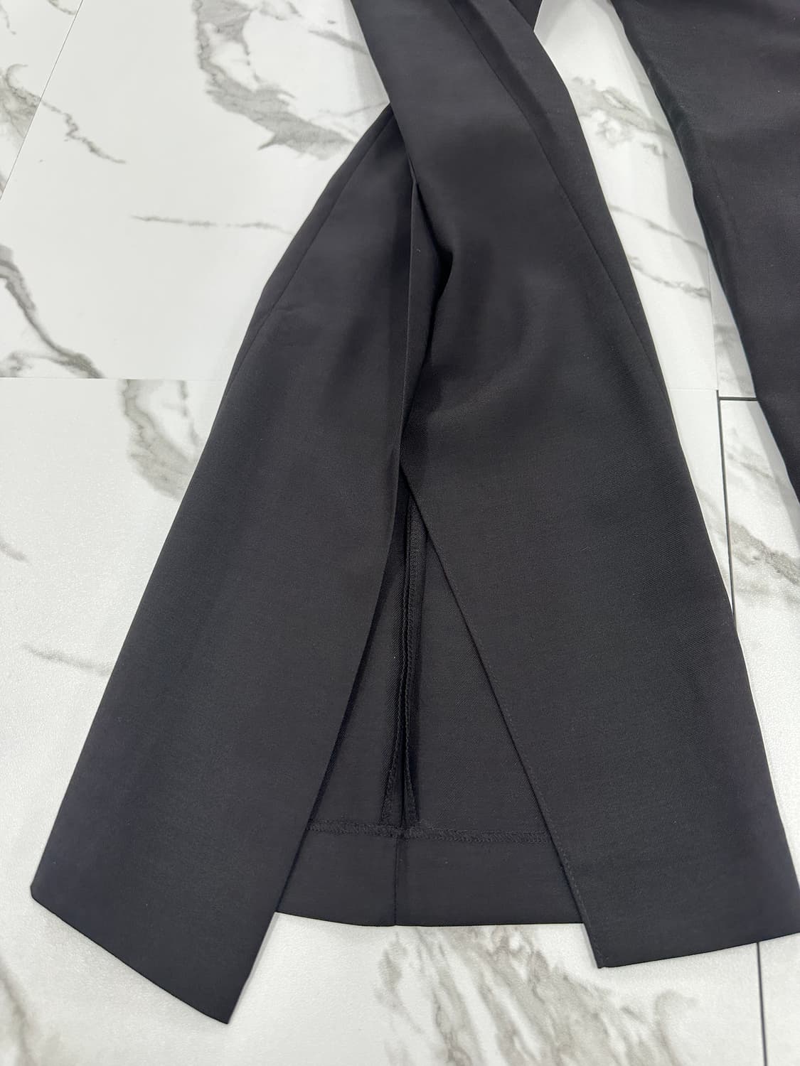 시스템 트임 와이드팬츠 상품이미지3