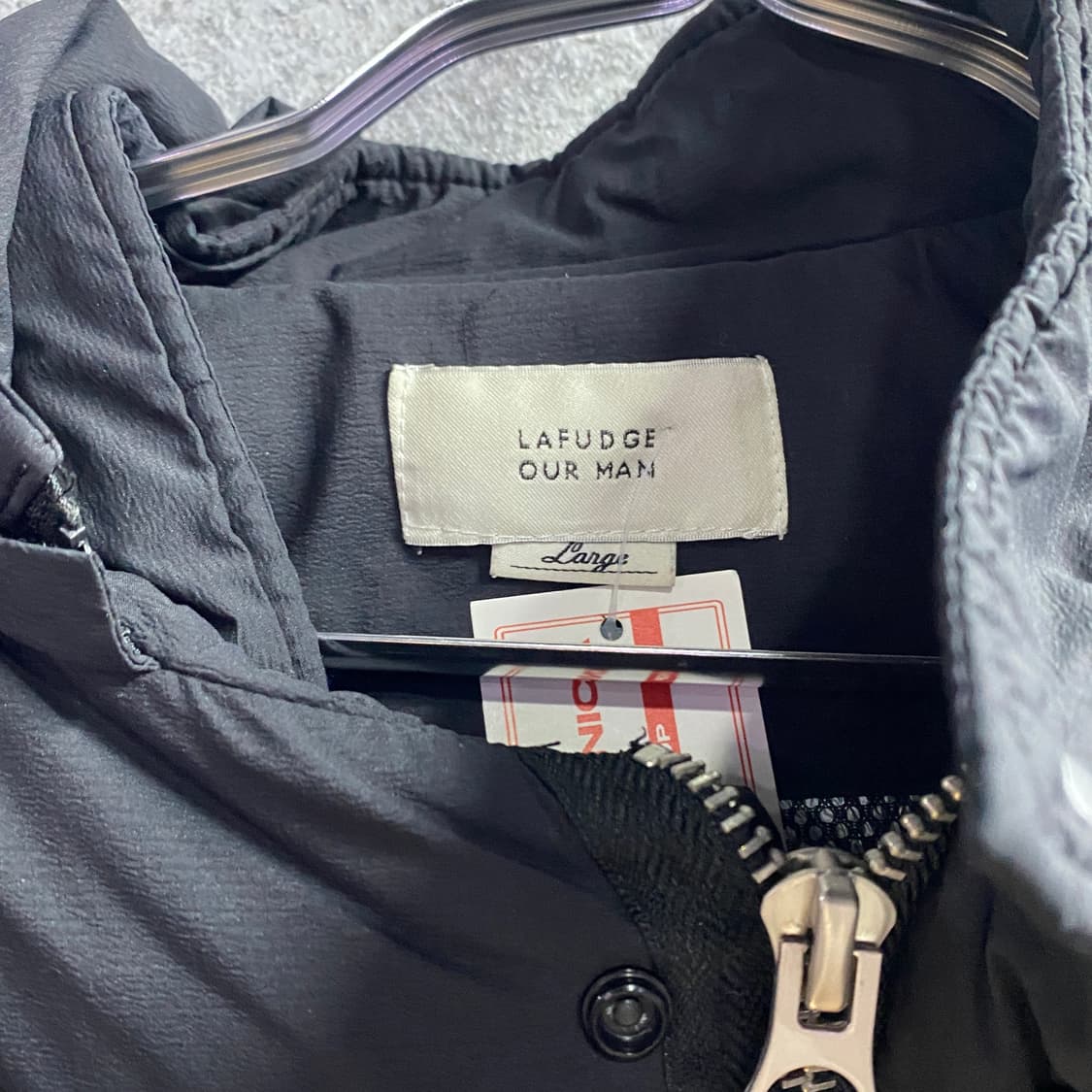 라퍼지스토어 투웨이 블랙 패딩 B3916 상품이미지4