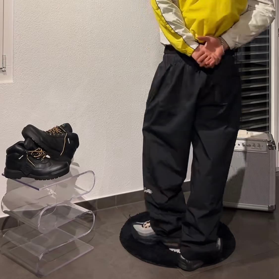 (새상품) [M] 코르테이즈 엘리트워크 워터프루프 쉘 팬츠 블랙 상품이미지4