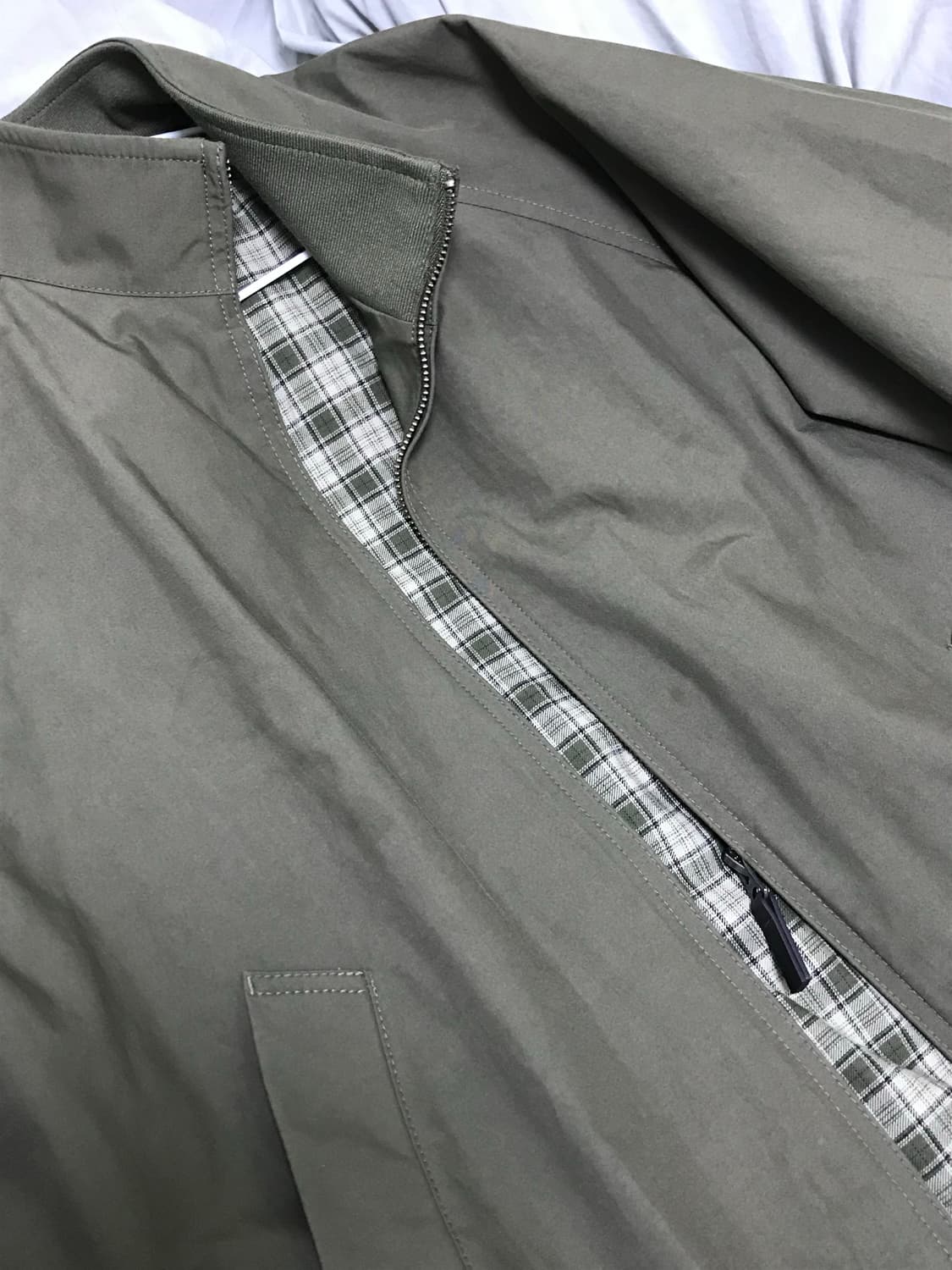 유니클로 헤링턴 자켓 올리브 S 상품이미지2