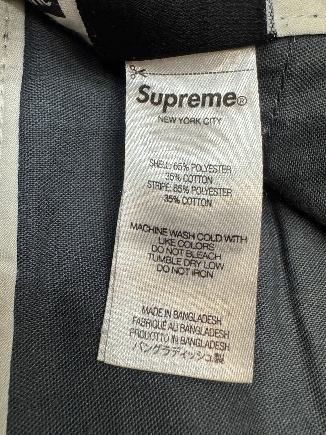 [34] 슈프림 x 디키즈 스트라이프 874 워크 팬츠 차콜 상품이미지8