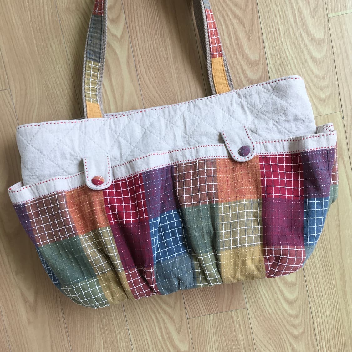 JPN/ 패치워크토트백 패치워크가방 모리걸가방 모리룩가방  상품이미지4