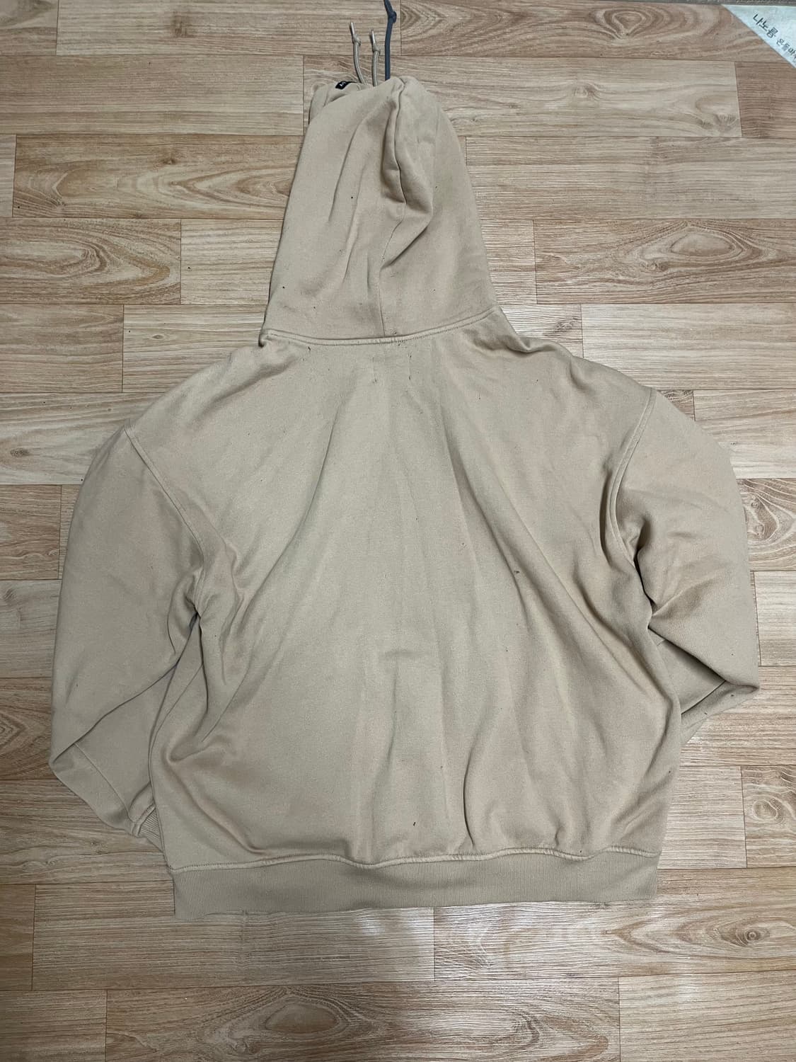 아조바이아조 후드티 베이지 L 상품이미지2