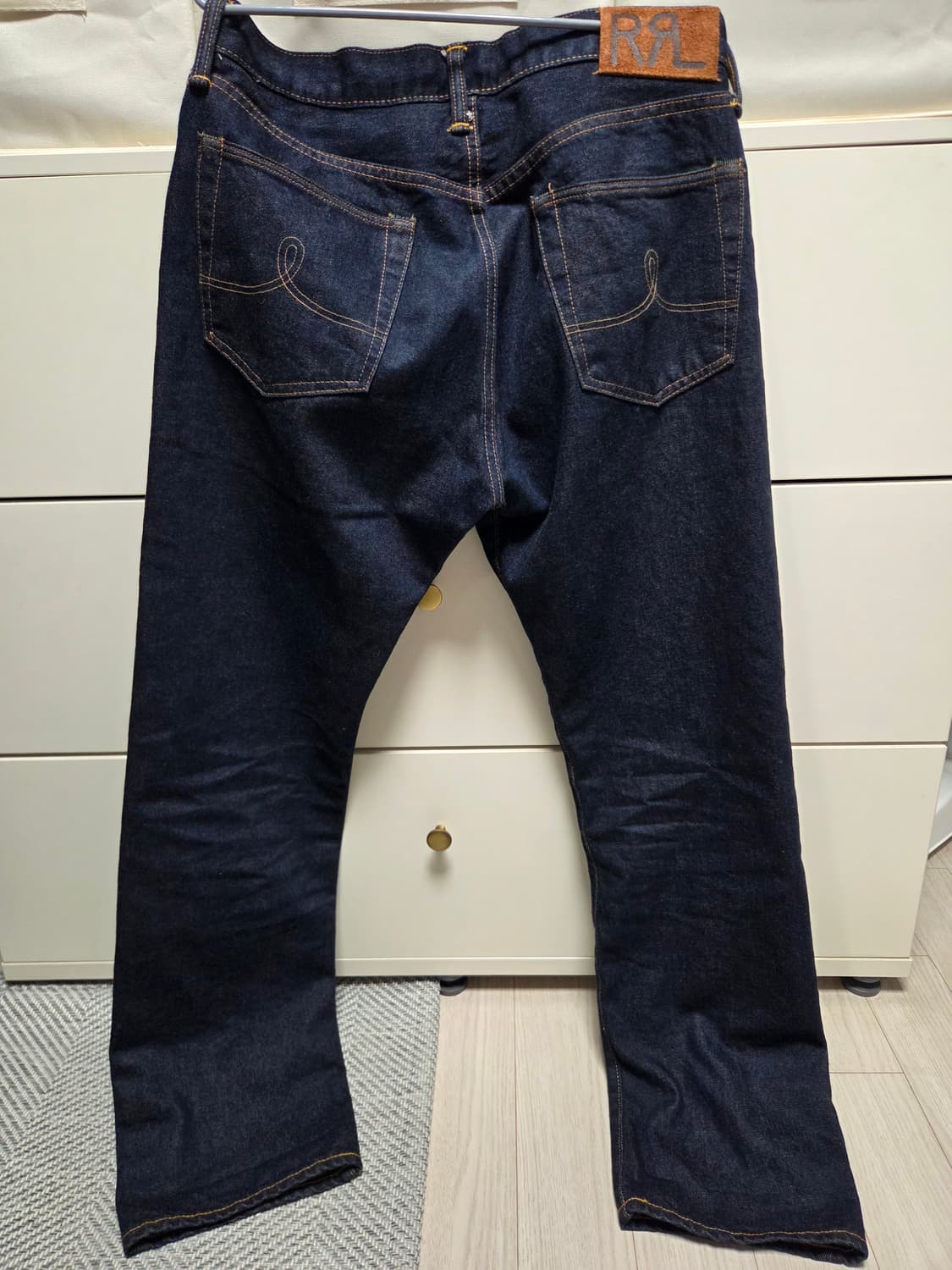 RRL 로우 스트레이트 원 워시 셀비지 진 상품이미지2