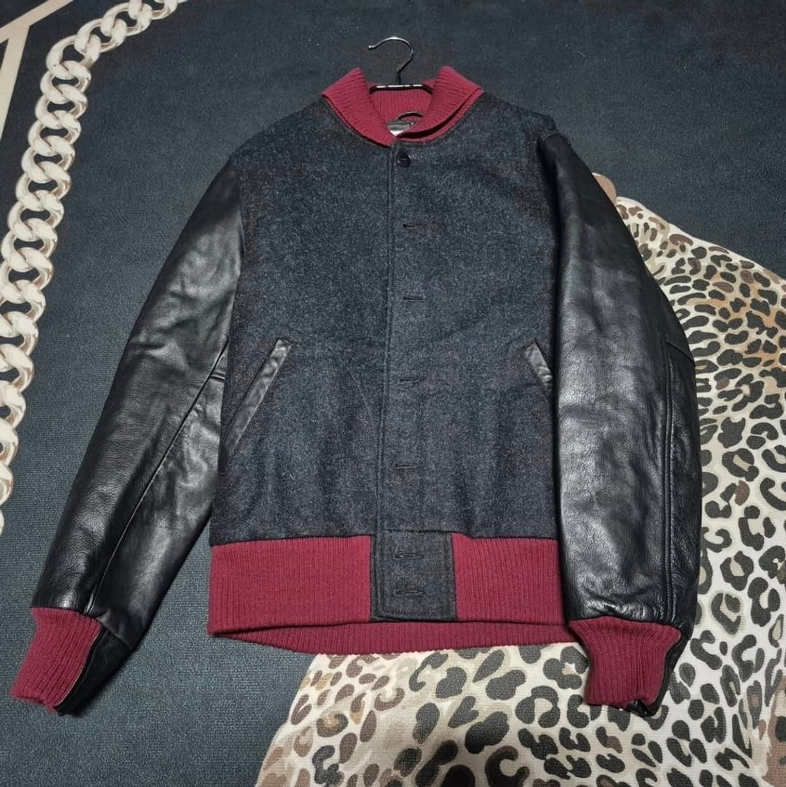 00's 골든 베어 빈티지 바시티 자켓 L 상품이미지1