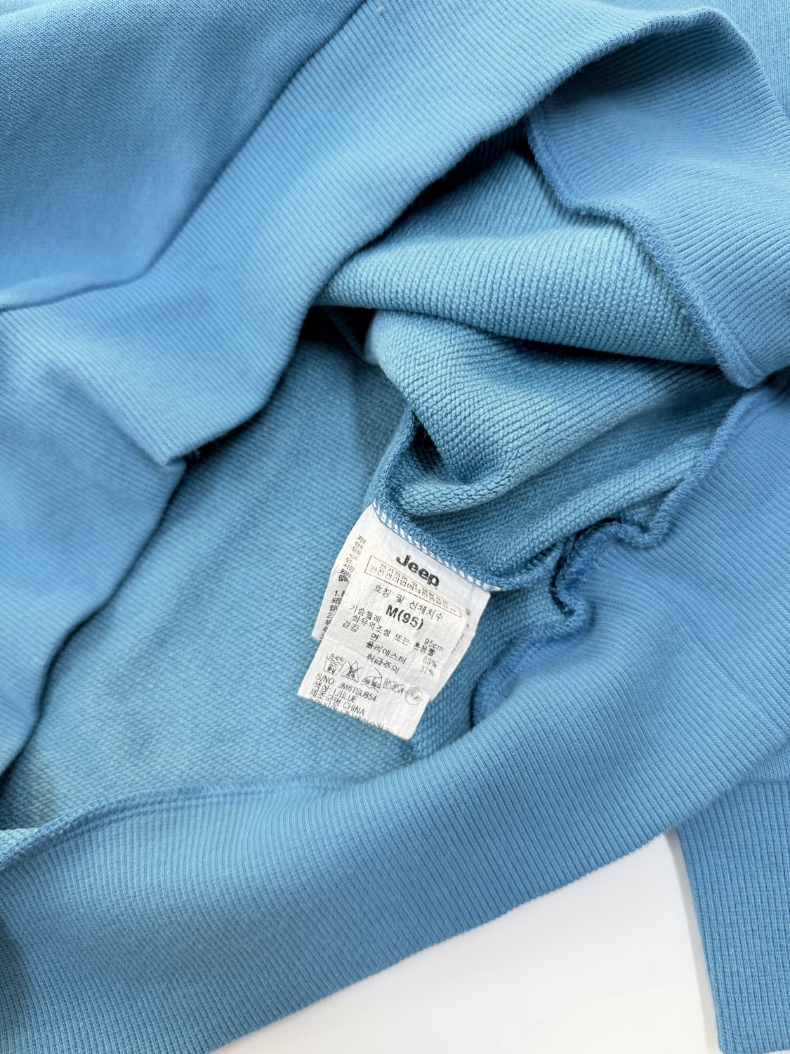 Jeep 스카이블루 맨투맨 상품이미지5