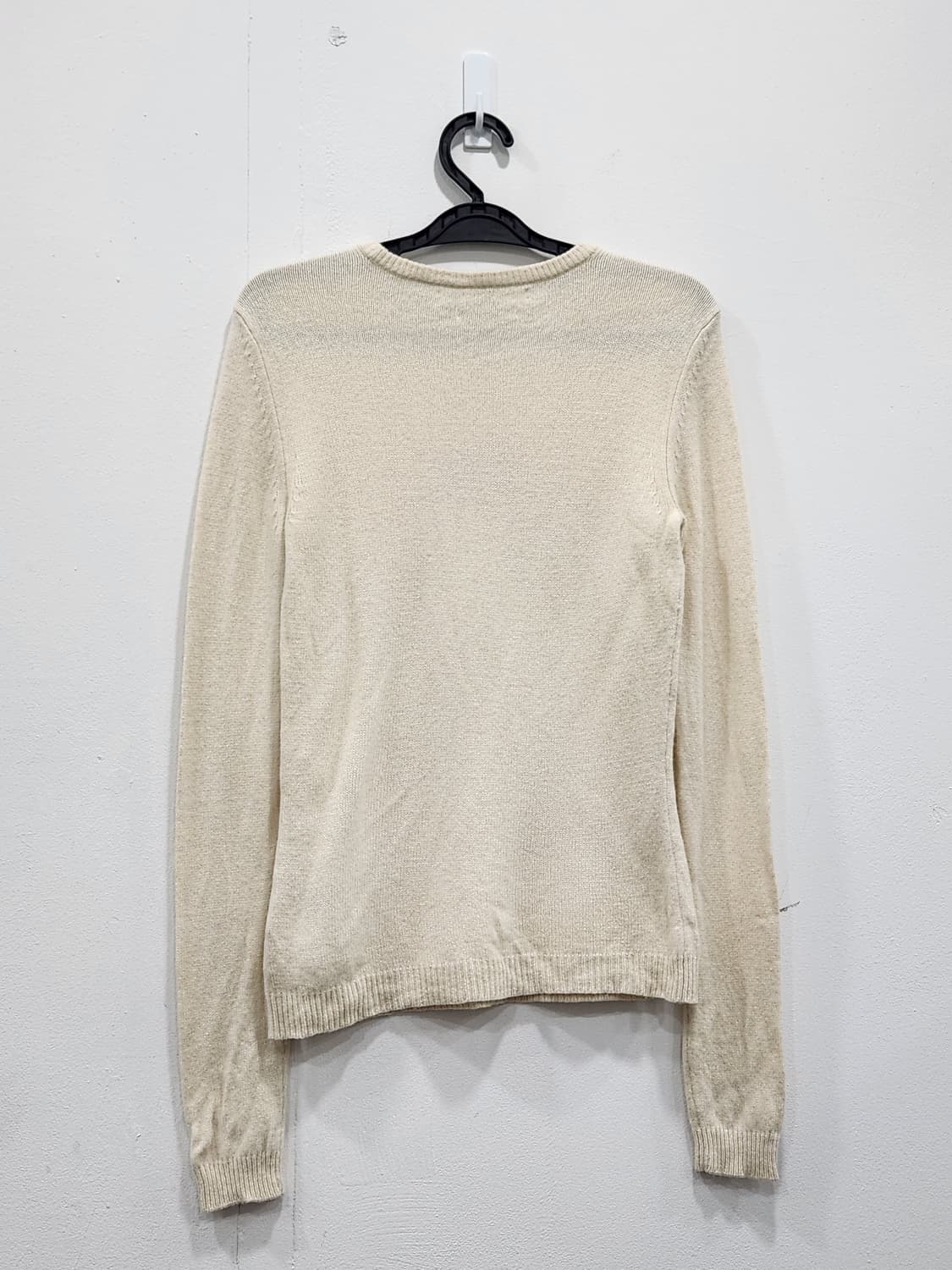 [S] 타미힐피거 램스울 혼방 아이보리 니트 여성 S 상품이미지3