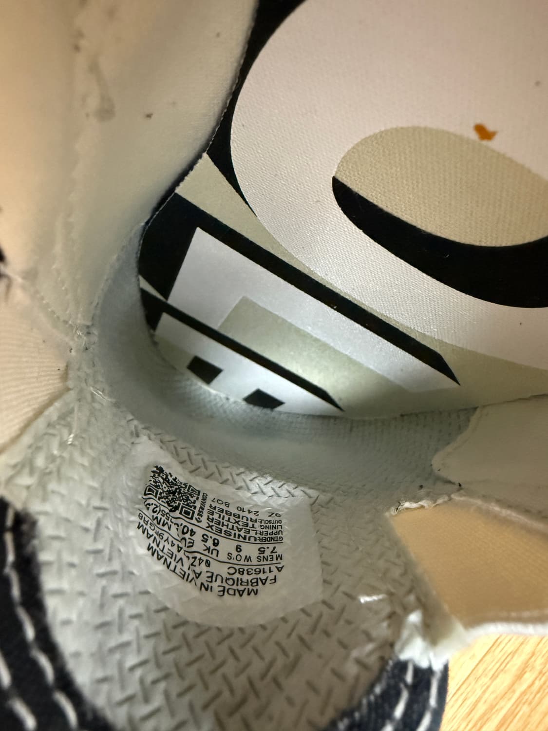 컨버스 X 골프왕 원스타 CC 슬립 프로 블랙뷰티 255 사이즈 팝니다. 상품이미지4