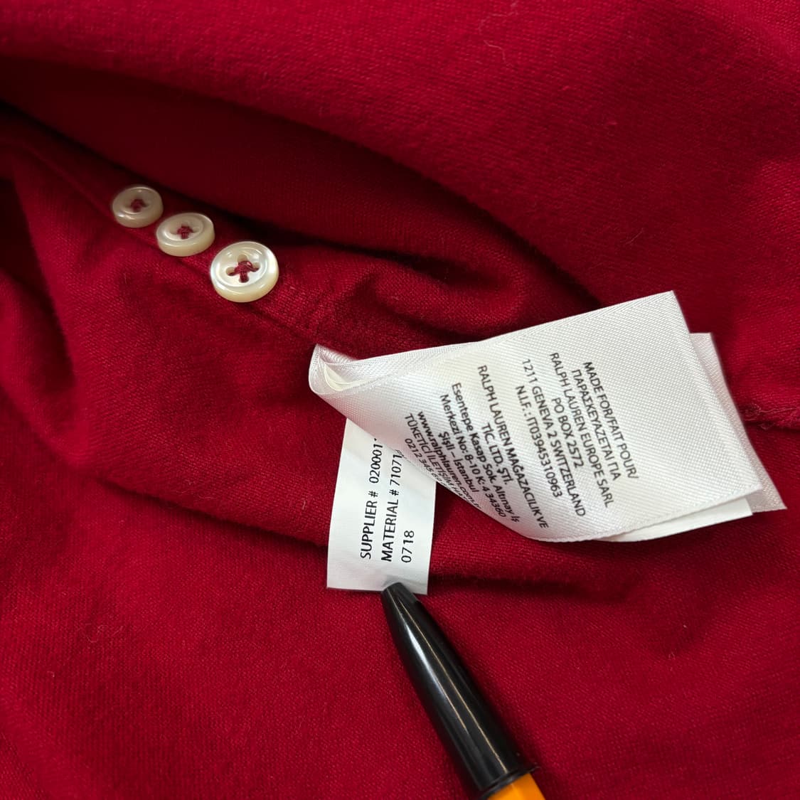 polo 랄프로렌 폴로 플란넬 레드 셔츠  상품이미지5